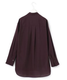 ICB 【洗える】トリアセコットンシアー ロングシャツ