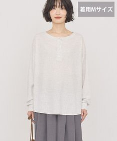 AMERICAN HOLIC 【選べる丈】ヘンリーネックワッフルメロープルオーバー