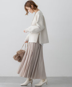 23区 S 【VERY掲載/洗える】コットンエアーダンボール サイドジップ カットソー