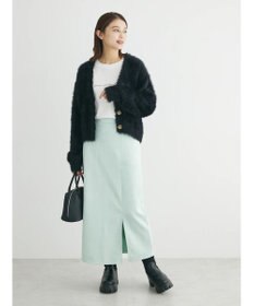 Green Parks ・Ｐｅｔｉｔ　Ｆｌｅｕｒ　シャギーニットカーディガン