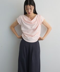 Green Parks ドレープオフショルフレンチ袖Ｔシャツ