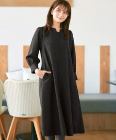 Tiaclasse 【洗える】ピーチスキンAラインワンピース