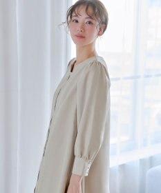 Tiaclasse 【洗える】ピーチスキンAラインワンピース