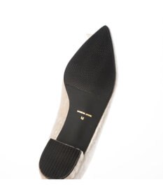 MODE ET JACOMO <carino>ベルベットリボンパンプス