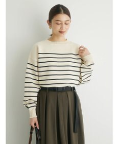 Green Parks ・ｎｏｖｅｍ９　ボーダーエアーニットプルオーバー