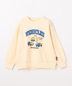 ANY KIDS 車プリント 裏毛トレーナー