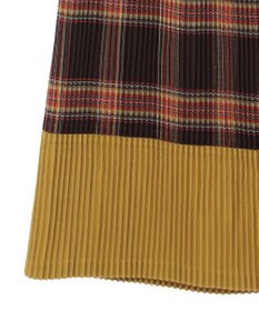 CRAFT STANDARD BOUTIQUE 配色チェックプリーツスカート
