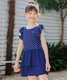 組曲 KIDS 【SS-Lサイズ】 フリルスカートスイムウェア(ワンピース)