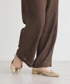 earth music&ecology レースイージーパンツ