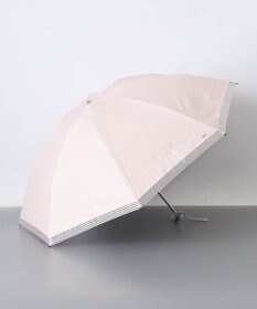 AURORA 【 BLAO（ブラオ）】サマーシールド　ストライプオーガンジーテープ晴雨兼用傘 (折りたたみ)