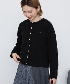 AMERICAN HOLIC ワンポイントロゴクルーカーディガン