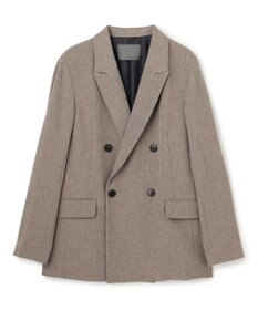 uncrave ウォッシャブルウールライクツイル ジャケット