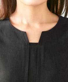 Tiaclasse 【洗える】ピーチスキンAラインワンピース