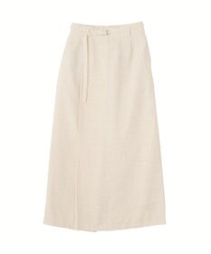 CRAFT STANDARD BOUTIQUE リネンライクラップ風スカート