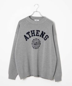 WEGO オーバーフィットジャガードプルオーバー