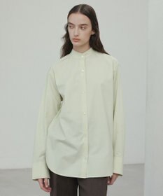 BEIGE， 【洗える】CLOVER / コットンバックボウタイブラウス