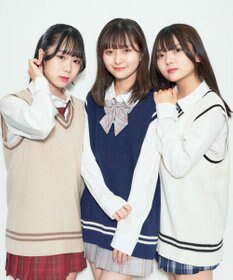 WEGO 【SCHOOLITEM】ラインスクールニットベスト