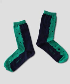 nitorito 【UNISEX】米沢オリジナル柄 mountain&moon 靴下