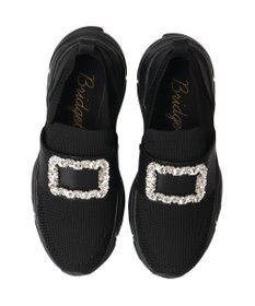 Bridget Birkin 【Bridget Birkin】ビジューバックルニットスニーカー
