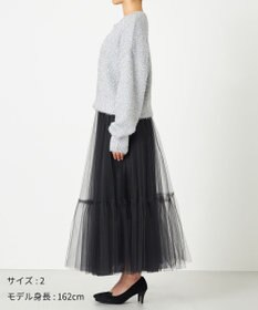 NAVE 【Nave・洗える】ラメニット カーディガン