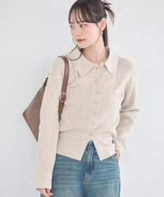 earth music&ecology 【2点SET】襟付きニットアンサンブル