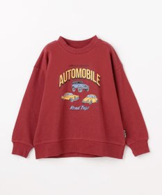 ANY KIDS 車プリント 裏毛トレーナー