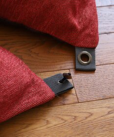 ビーズクッション tetra 【tetra LUXE】シェニール 3WAYビーズクッション