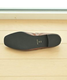 nouvelleRobe Oū 【本革・高反発】Square スクエアトゥ メタリックバレエシューズ