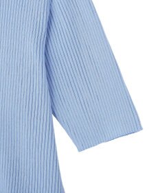 earth music&ecology ミニフリルポロカーディガン