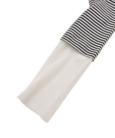 AMERICAN HOLIC 袖チュールレイヤードプルオーバー