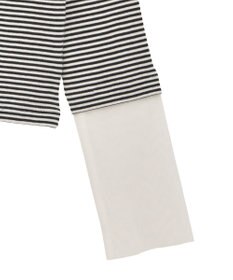 AMERICAN HOLIC 袖チュールレイヤードプルオーバー