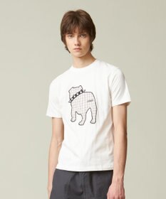 J.PRESS MEN 【UNISEX】ファブリックワッペン バックブルTシャツ