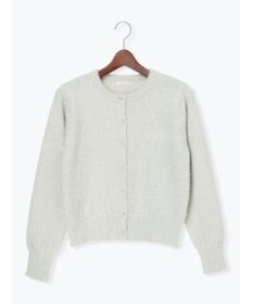 Te chichi ラメシャギークルーネックカーディガン