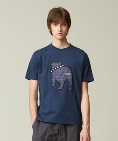 J.PRESS MEN 【UNISEX】ファブリックワッペン バックブルTシャツ