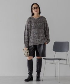 AMERICAN HOLIC メランジルーズニットプルオーバー