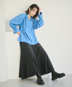 #Newans 【ANSWER for 骨格ナチュラル】ギャザーショルダーシャツ