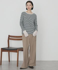 AMERICAN HOLIC 袖チュールレイヤードプルオーバー