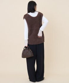 AMERICAN HOLIC 袖チュールレイヤードプルオーバー