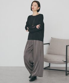 AMERICAN HOLIC 袖チュールレイヤードプルオーバー