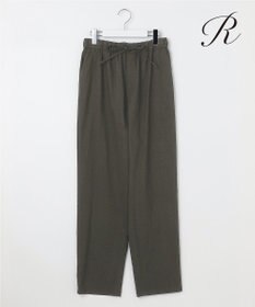 23区 【R(アール)】クリスピーリネンストレッチ パンツ