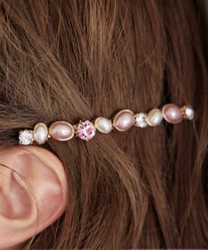 Tiaclasse ストーン＋パール　ワンロウバレッタ