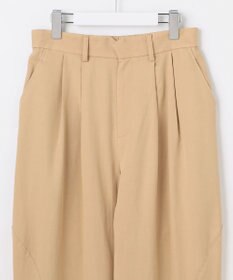 自由区 S セルロースコットンチノコクーンシルエット パンツ