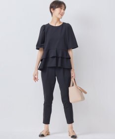 組曲 【接触冷感・吸湿冷感・UVカット】スタイルアップジャージー パンツ