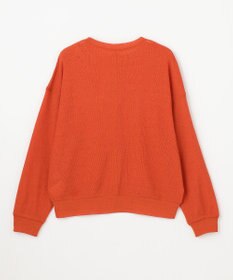 ANY シアーワッフルカーディガン