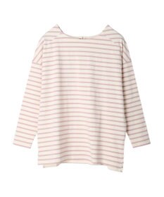 earth music&ecology バック釦ボーダーチュニック