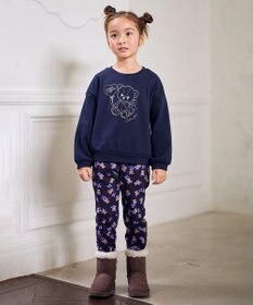 ANY KIDS 7days 裏シャギー 総柄ガーリーパンツ