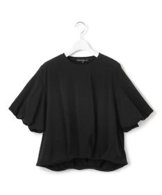 23区 【WEB&一部店舗限定/接触冷感】ツイストコットンプレーティング バルーンスリーブ カットソー