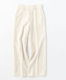 UNFILO ウールライクツイル ワイドパンツ