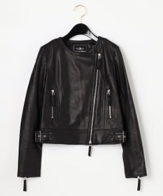 GRACE CONTINENTAL レースアップライダースジャケット