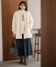 ANY 【洗濯機可/撥水】ダイヤキルトブルゾン